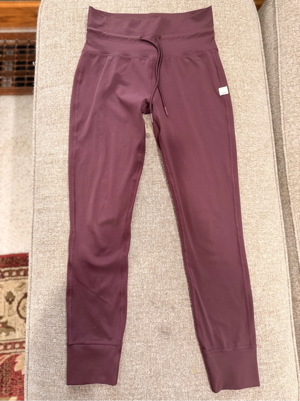 Vuori Kids Plum Leggings with Drawstring Waist
